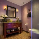 Bamboo Vanity with vessel sink